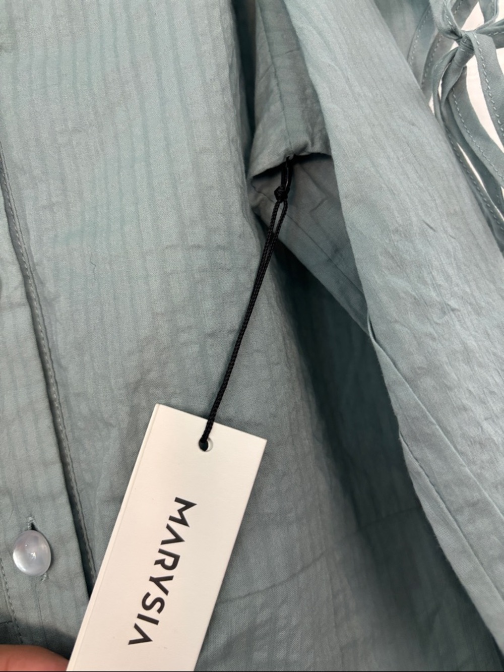 MARYSIA Resort NWT Rooster Midi Dress in Bay Dusty Blue Size Medium - Picture 4 of 8